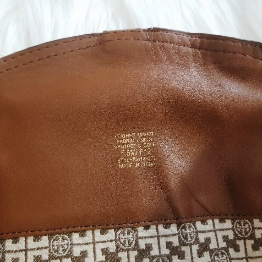 TORY BURCH Brown Amanda Leather Tall Riding Boots - Picture 7 of 9